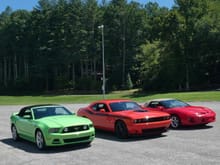 Current 3 car American family