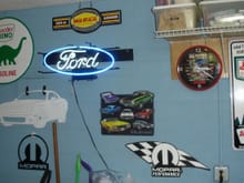 Ford neon sign 2023 in my garage