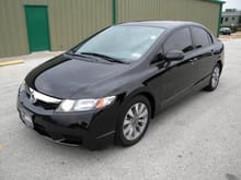 I think I've already shown my Mustang. Here's the other piece - 2010 Honda Civic