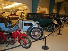 Mostly real old cars at the museum.