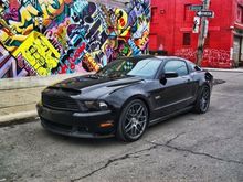 2011 Mustang GT in Eastern Market, Detroit.