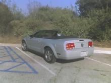 Mustang on Mulholland