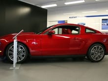 ford racing mustang candy red