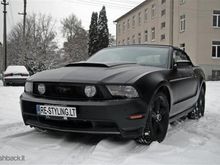 My Mustang GT 2010 convertible in Black Matte