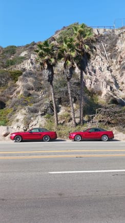 My 2012 MCA and Pony in Malibu. #MustangsInMlibuMonday