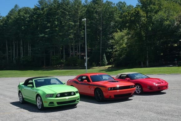 Current 3 car American family