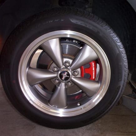 red front caliper