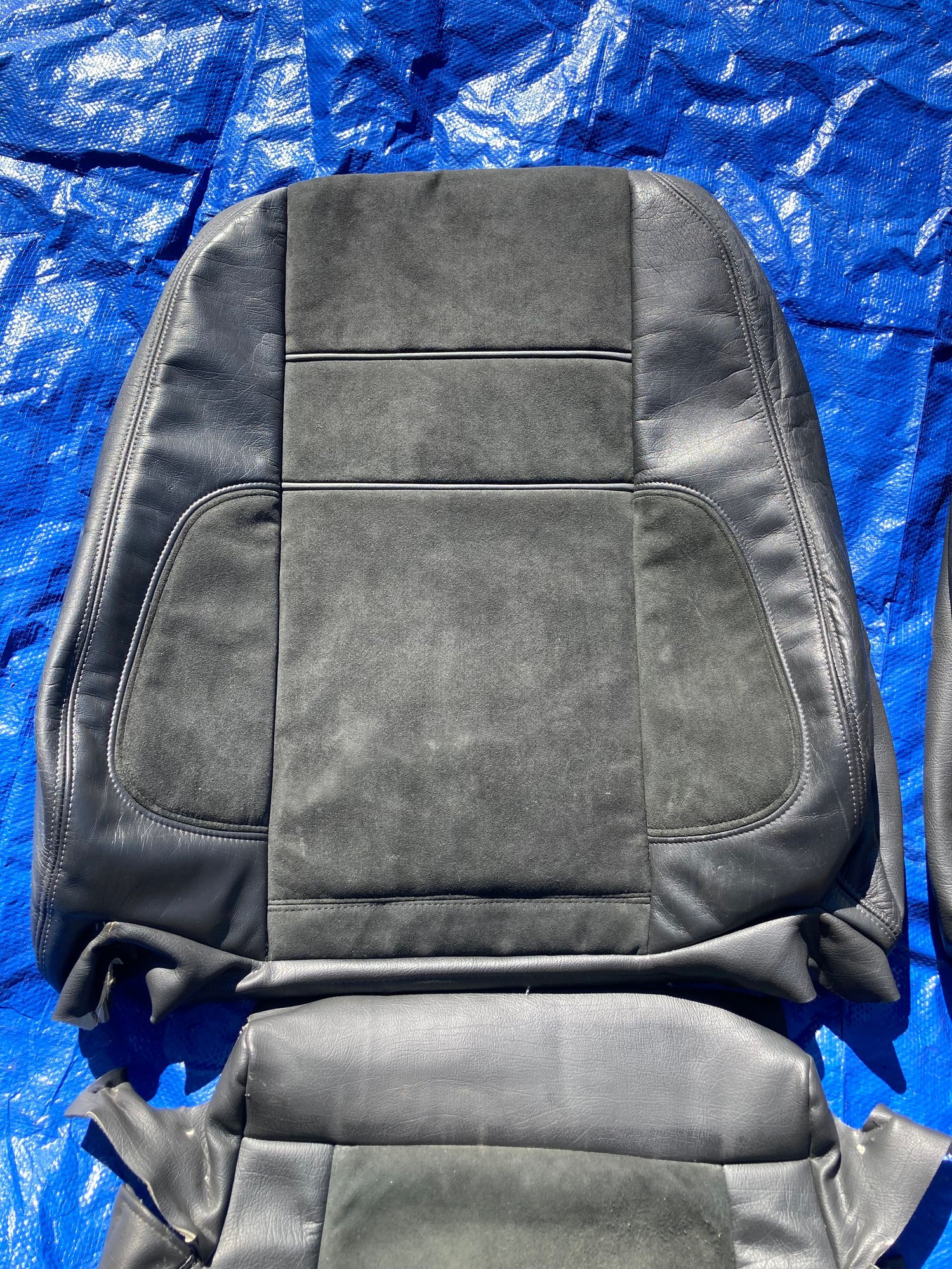 Interior/Upholstery - Volvo 850r original leather alcantara seat skins covers - Used - 1996 to 1997 Volvo 850 - Sacramento, CA 95831, United States