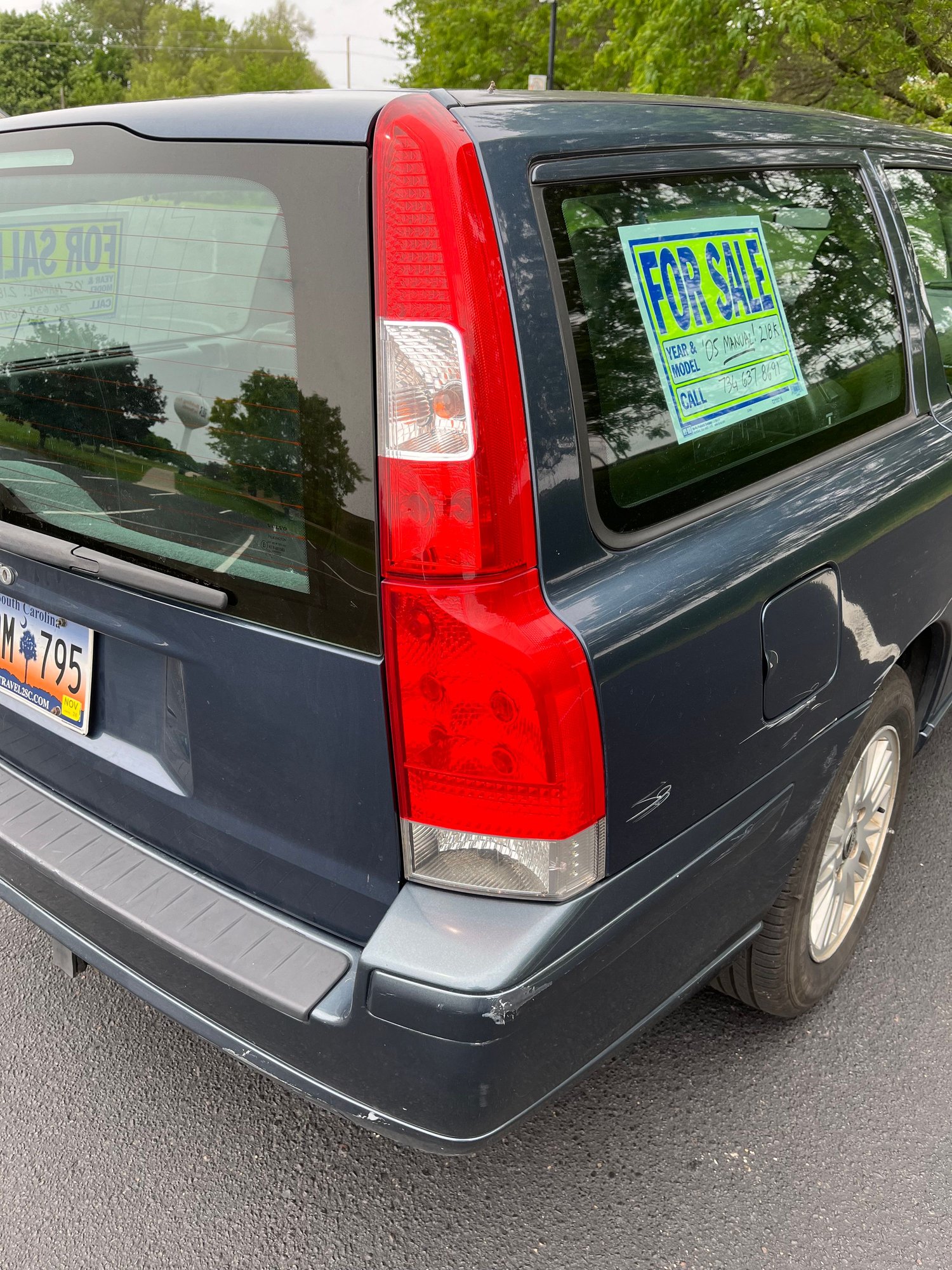 2005 Volvo V70 - Rare 2.4 5 Speed Manual! No accidents, highway miles - Used - VIN YV1SW612052488561 - 218,131 Miles - 5 cyl - 2WD - Manual - Wagon - Blue - Greenville, SC 29601, United States