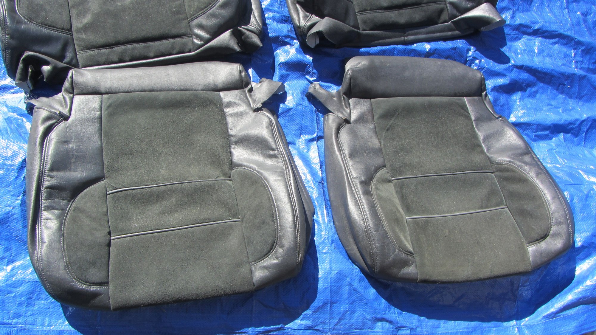 Interior/Upholstery - Volvo 850r original leather alcantara seat skins covers - Used - 1996 to 1997 Volvo 850 - Sacramento, CA 95831, United States