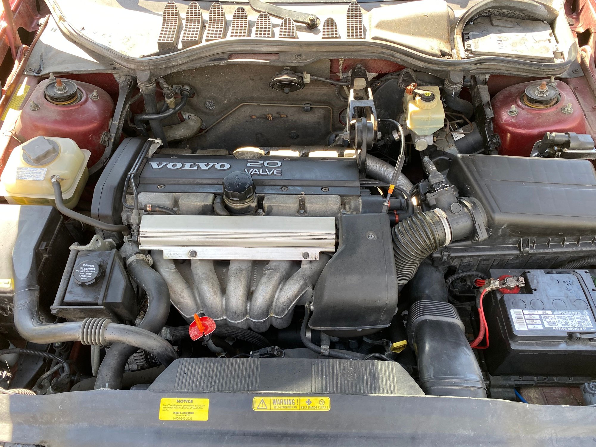 1996 Volvo 850 - 1996 850 GLT - 38k Miles - Used - VIN YV1LS551T1335530 - 38,170 Miles - 5 cyl - 2WD - Automatic - Sedan - Red - Alexandria, VA 22306, United States