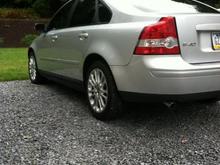lower back side.