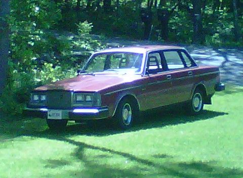 volvo in the sun