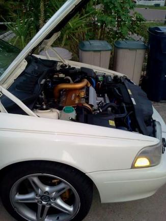 Front side of volvo