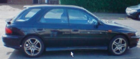my old car, subaru wrx.