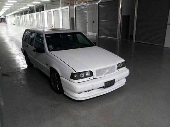 This the car when I got it, previous owner painted the car with what I think is house paint