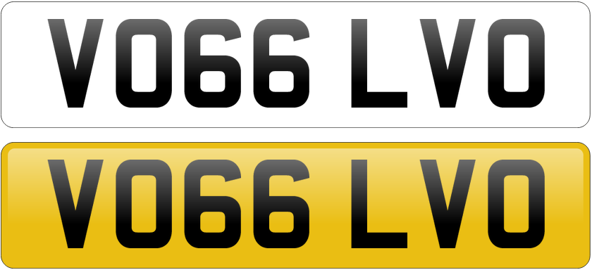 Miscellaneous - **VO66 LVO** Cherished Registration Marker - UK - New - -1 to 2025  All Models - Carnoustie DD77AT, United Kingdom