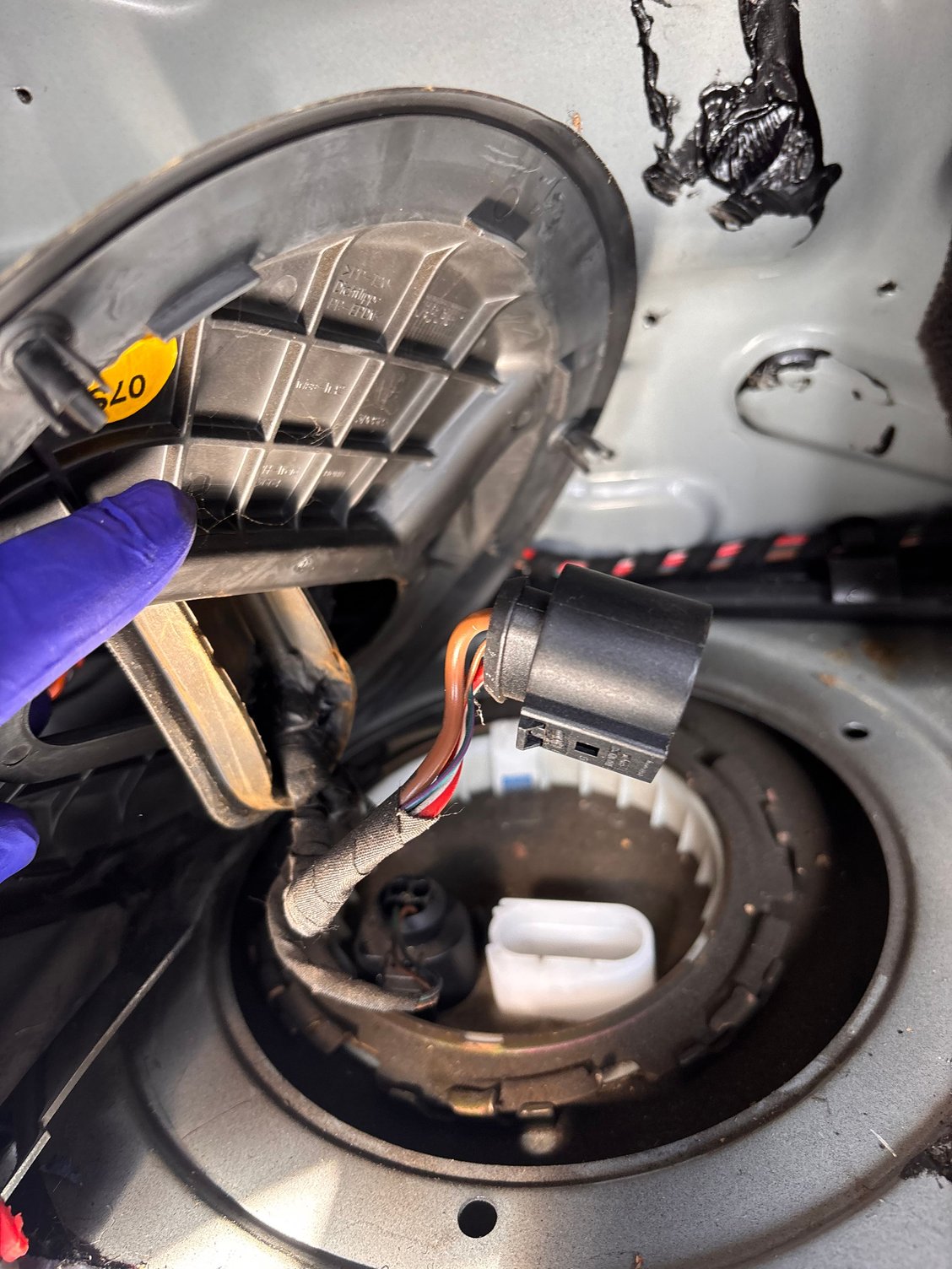 Trying to diagnose no start I ran out of gasoline.