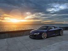 Brixton Forged R10D - Audi R8 - See more here: http://www.brixtonforged.com/news/eastern-sunsets