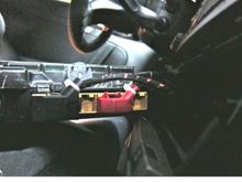 Back of control unit 