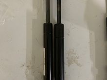 Lift support depot on the left
OEM on the right