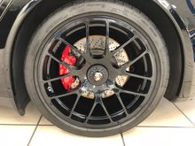 Recently (10/17) had the center locks anodized black and the emblems in black versus the other pics. I love it.