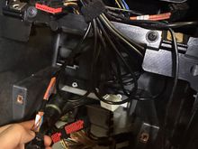 You can see there’s two fiber topic lines. The one that’s behind the CF changer and the one that’s plugged to the display 