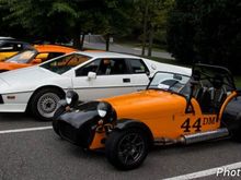 Caterham Superlight Seven.  1200lbs, total.