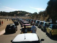 Oct03 Laguna Seca, Lots of Minis