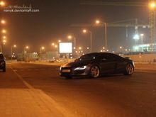 Chameleon Carbon Fiber Wrapped Audi R8 from Bahrain