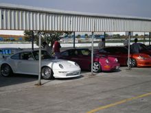 The White GT2 &amp; the purple Carrera RS