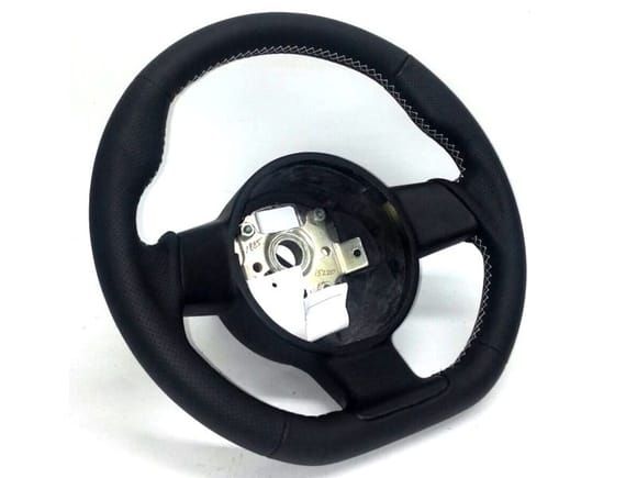 Completed steering wheel