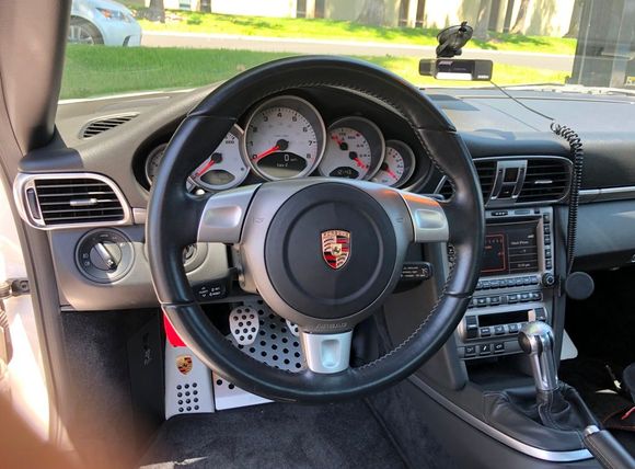 Before installation, OE 997 sport type steering wheel