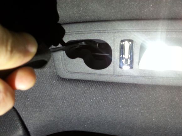 there is a small torx screw inside you have to remove then you can pop the whole thing out.