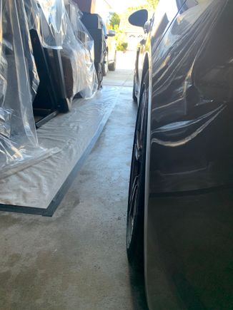 Rear in low setting with 10mm