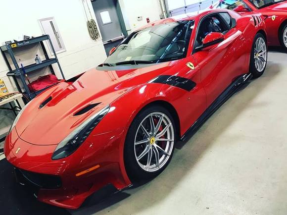 Carlo Sandrin found this Red Ferrari F12 TDF at the back of this workshop in Sterling, Virginia. This is a great spec, too!
