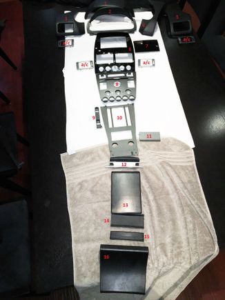 Some parts for carbon fiber fabrication