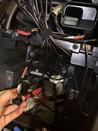 You can see there’s two fiber topic lines. The one that’s behind the CF changer and the one that’s plugged to the display 