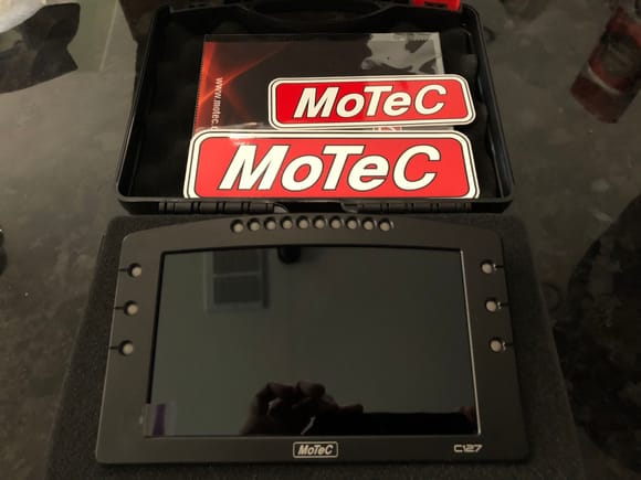 Motec C127 Dash to be integrated with the Syvecs via CAN.