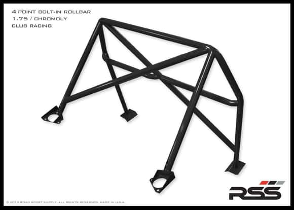 RSS 4PT Bolt-In Rollbar to Shock Towers