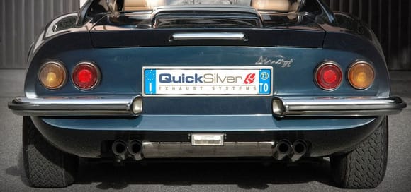 Ferrari with QuickSilver Exhaust fitted (1)
