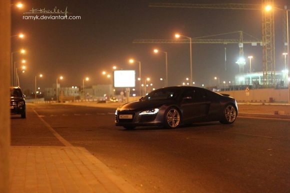Chameleon Carbon Fiber Wrapped Audi R8 from Bahrain