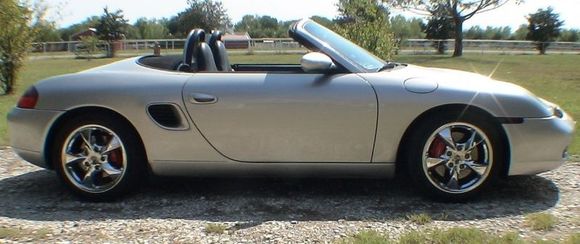 2002 Porsche Boxster S New PassSide