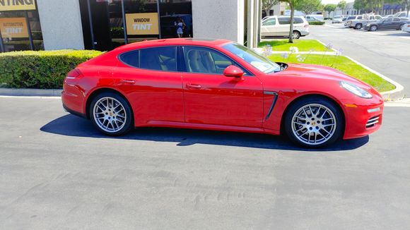 35% front, 20% rear. Definitely recommend ceramic, blocks out more heat.