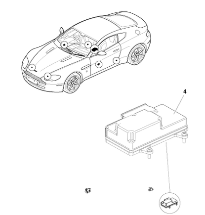 SRS Module Vantage V8 location