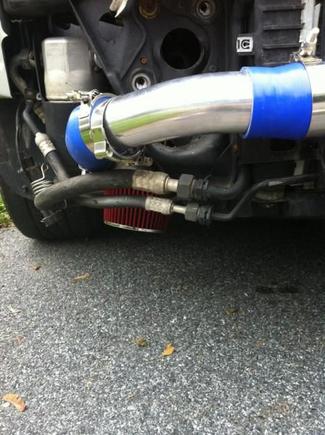 custom intake looks great