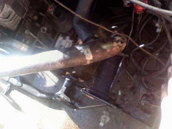 loveley rigging job on this coolant manifold