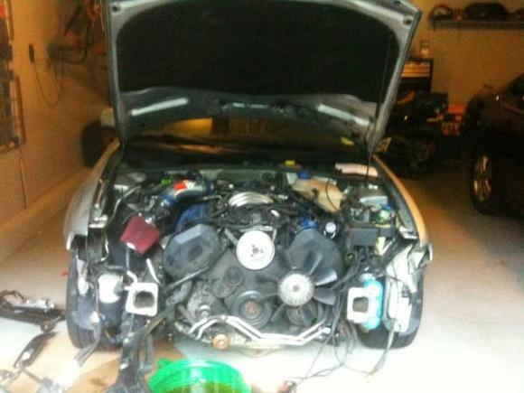 Changing my alternator what a project lol but it was fun!