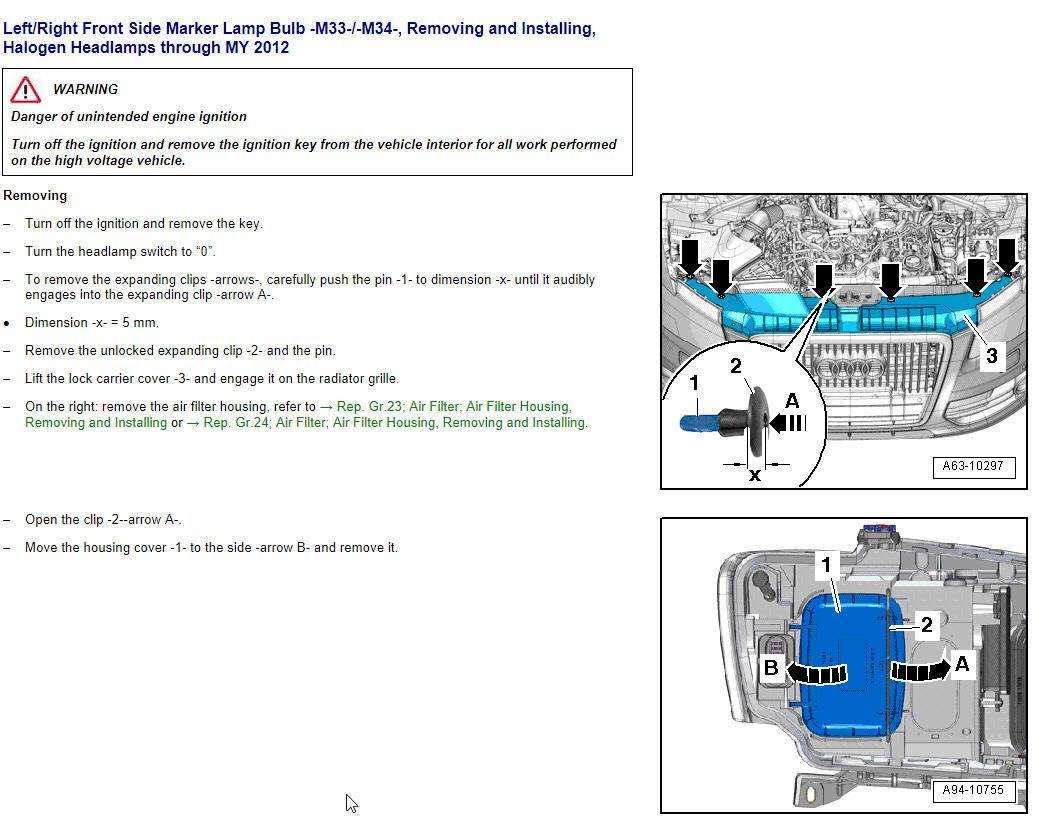 Cornering Light on 2013 Q5 Page 2 AudiWorld Forums