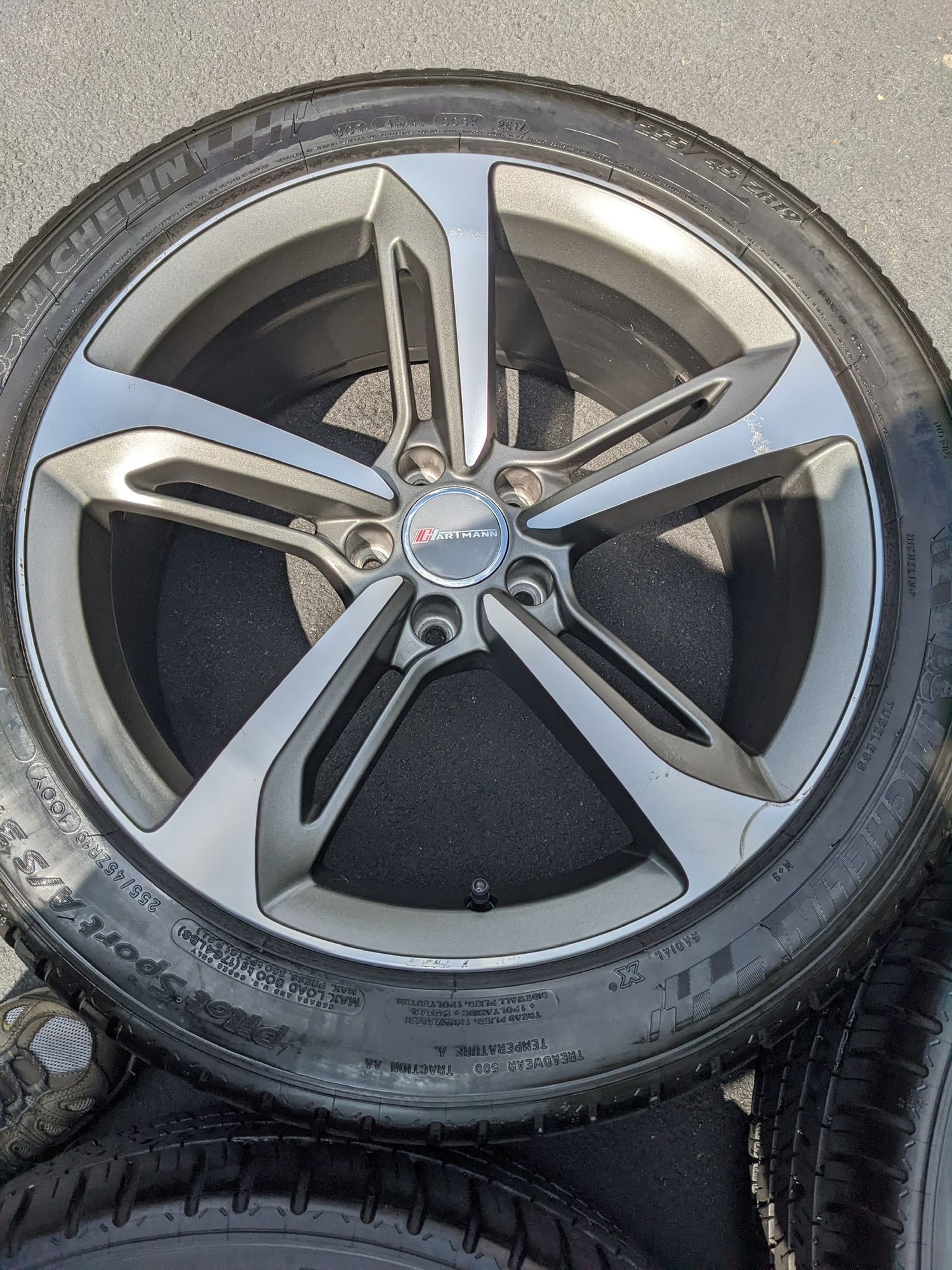 Wheels and Tires/Axles - Michelin Pilot Sport All Season 255/45ZR19 on Hartmann Wheels - Used - 0  All Models - Kennett Square, PA 19348, United States